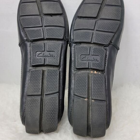 Clarks Men's Markman Brace Drivers Men's Shoes, black leather Size 10.5 M - Picture 10 of 10